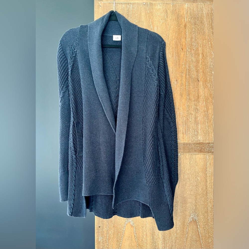 CAbi Navy Blue Women's Sweater Cardigan